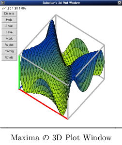 Maxima3D Plot Window